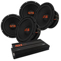 4-pack GAS MAD S2-8D2 & MAX A2-1500.1D, baspaket