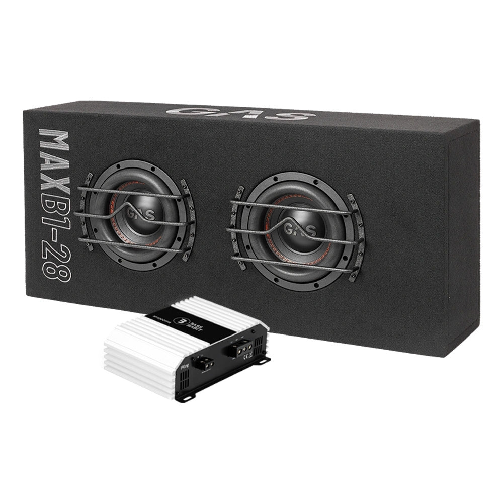 GAS MAX B1-28 med Bass Habit SP12001FR, 2x8 baspaket