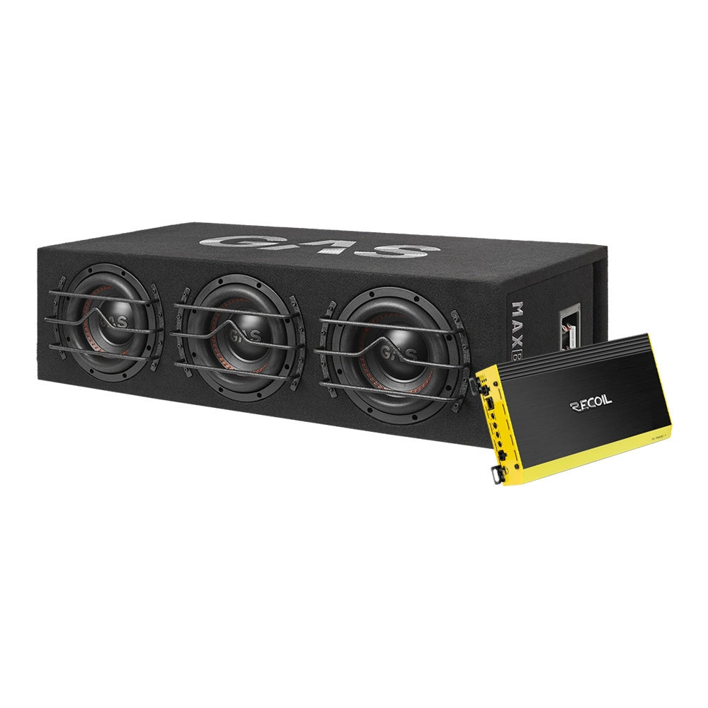 GAS MAX B1-38 med Recoil RL1600.1, 3x8" baspaket