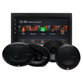 GAS MAX MV240-BT & Rockford Fosgate Prime-högtalare, bilstereopaket