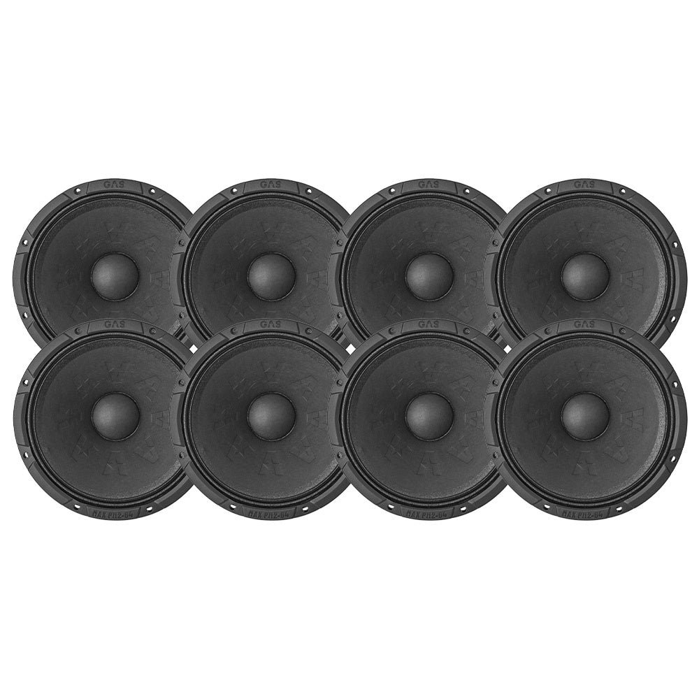 8-pack GAS MAX PM2-64, 6.7 tums midbas/mellanregister