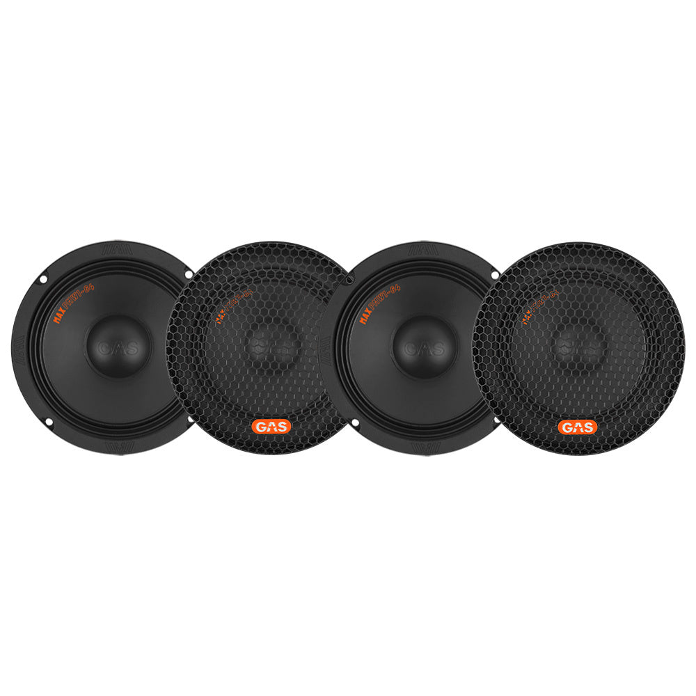 4-pack GAS MAX PMW1-64, 6.5 tums bas/midbas