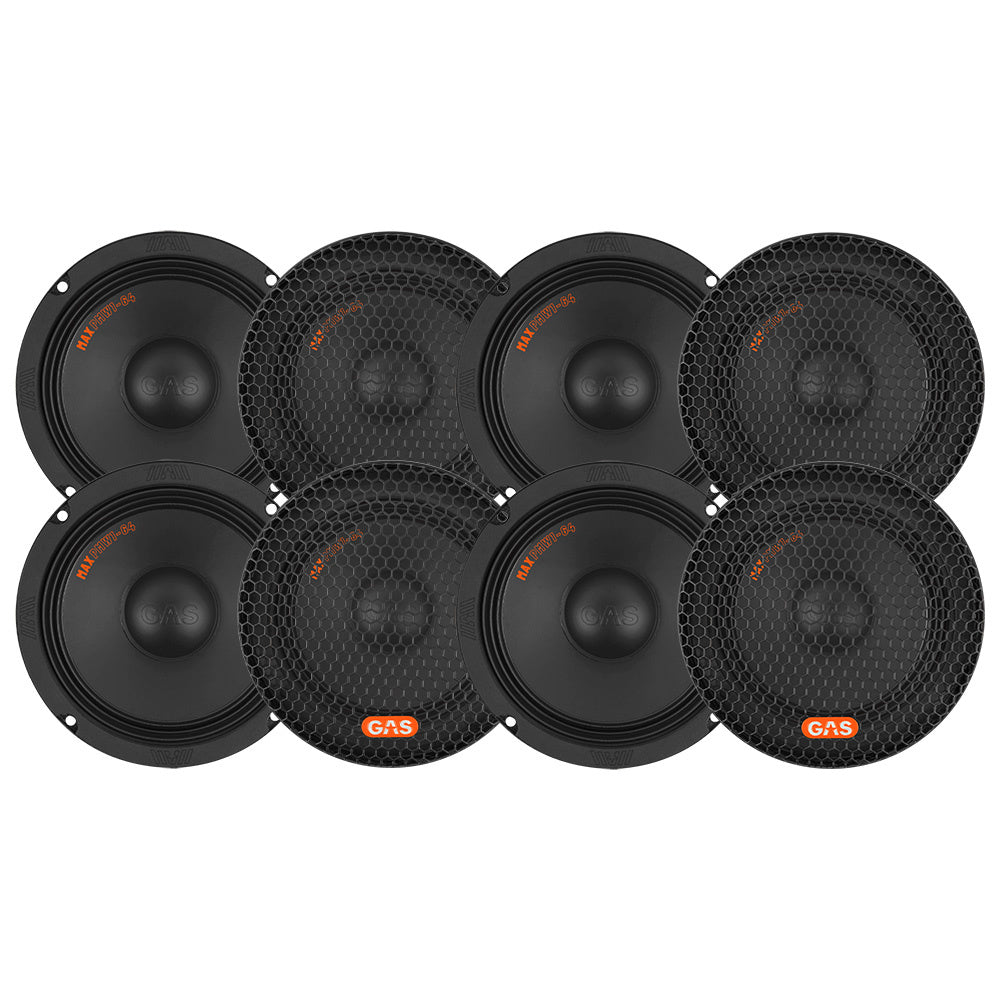 8-pack GAS MAX PMW1-64, 6.5 tums bas/midbas