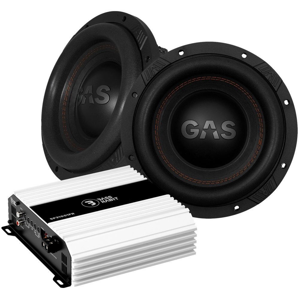 2-pack GAS MAX S1-10D1 med Bass Habit SP31001FR, 2x10 baspaket