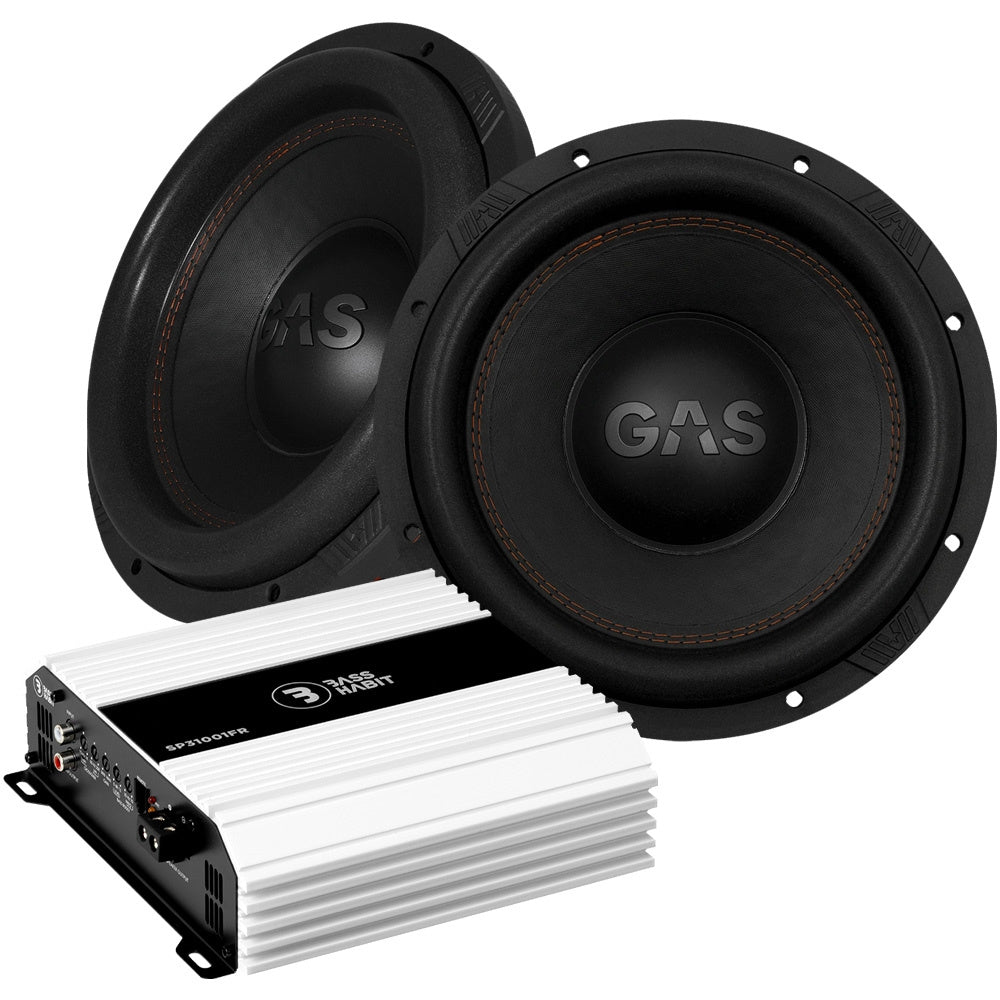 2-pack GAS MAX S1-12D1 med Bass Habit SP31001FR, 2x12 baspaket