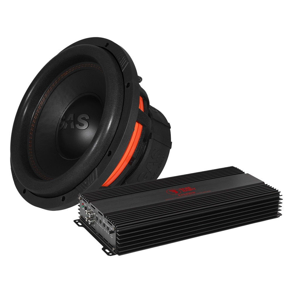 GAS MAX S1-12D2 med Bass Habit RA3600W, 1x12 baspaket