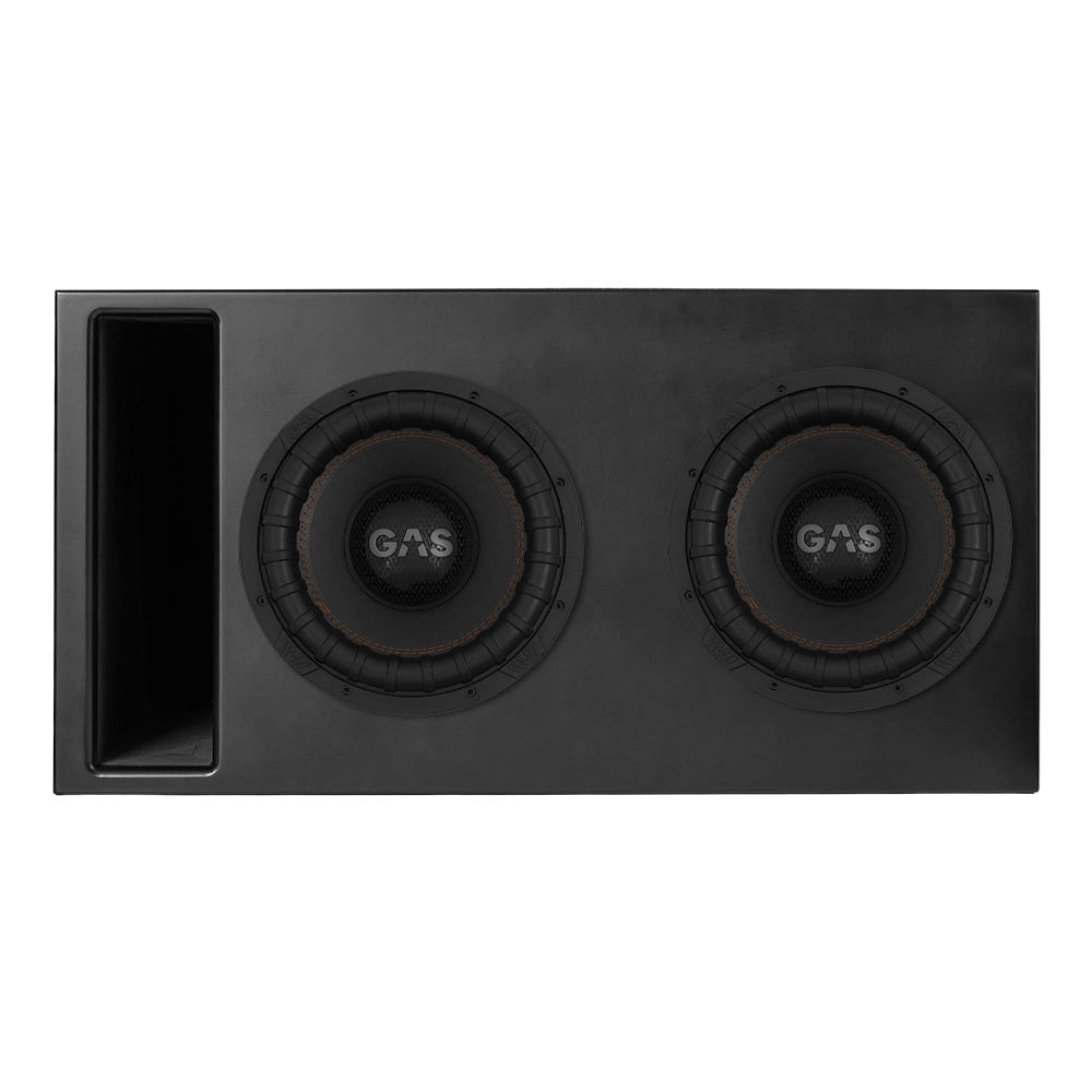 Portad 2x12 tums Comp-låda med 2st GAS MAX S2-12D1