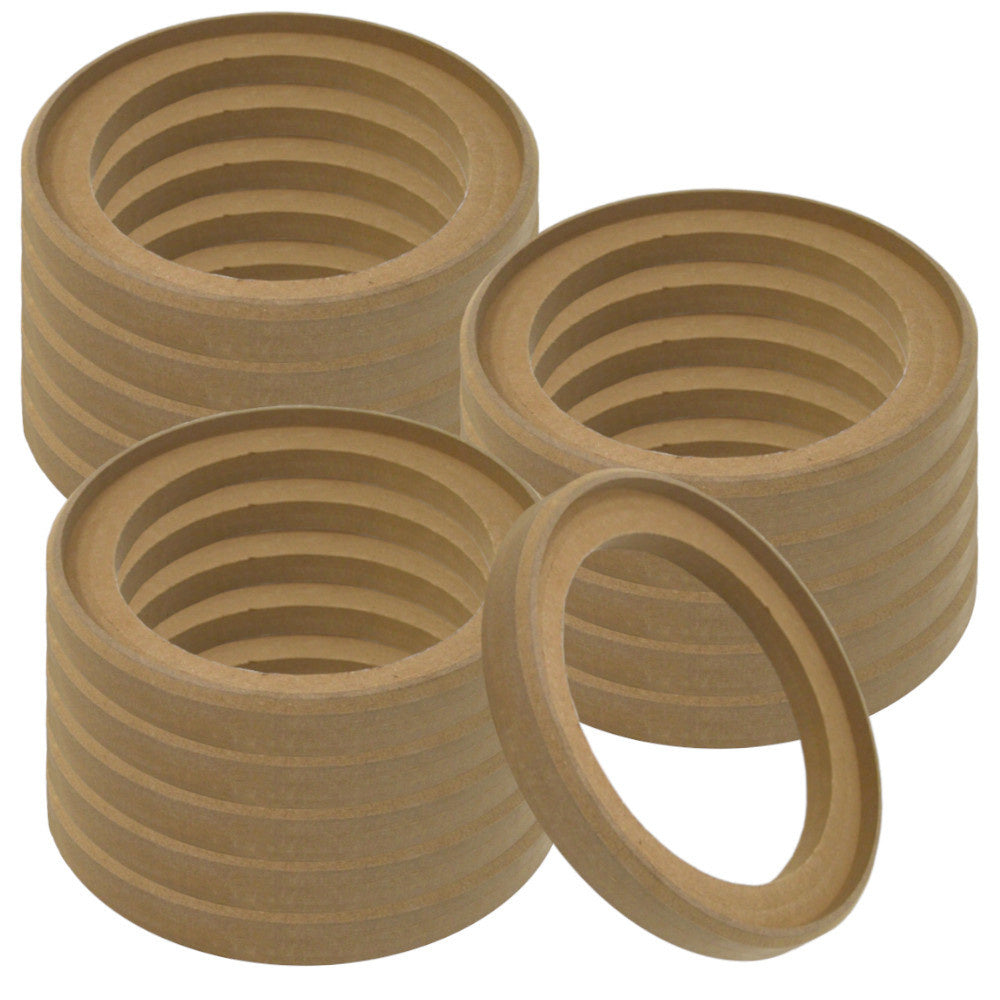 16-pack försänkta MDF-ringar, 10 tum