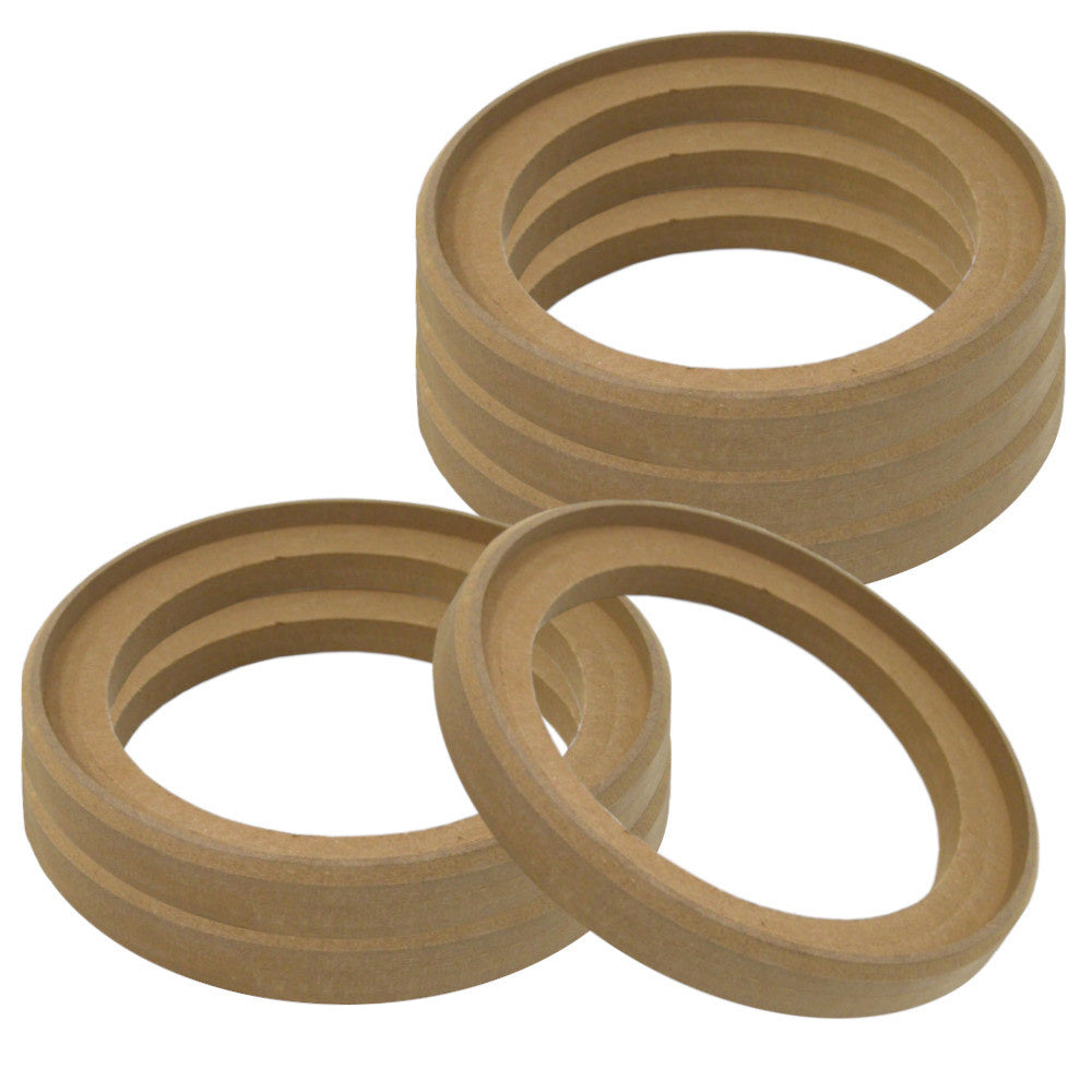 6-pack försänkta MDF-ringar, 10 tum