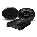Rockford Fosgate Punch 6x9tum & Bass Habit PP 70.2 (gen.2), högtalarpaket