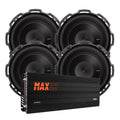4-pack Rockford Fosgate P2D48 & GAS MAX A2-2500.1DL, baspaket