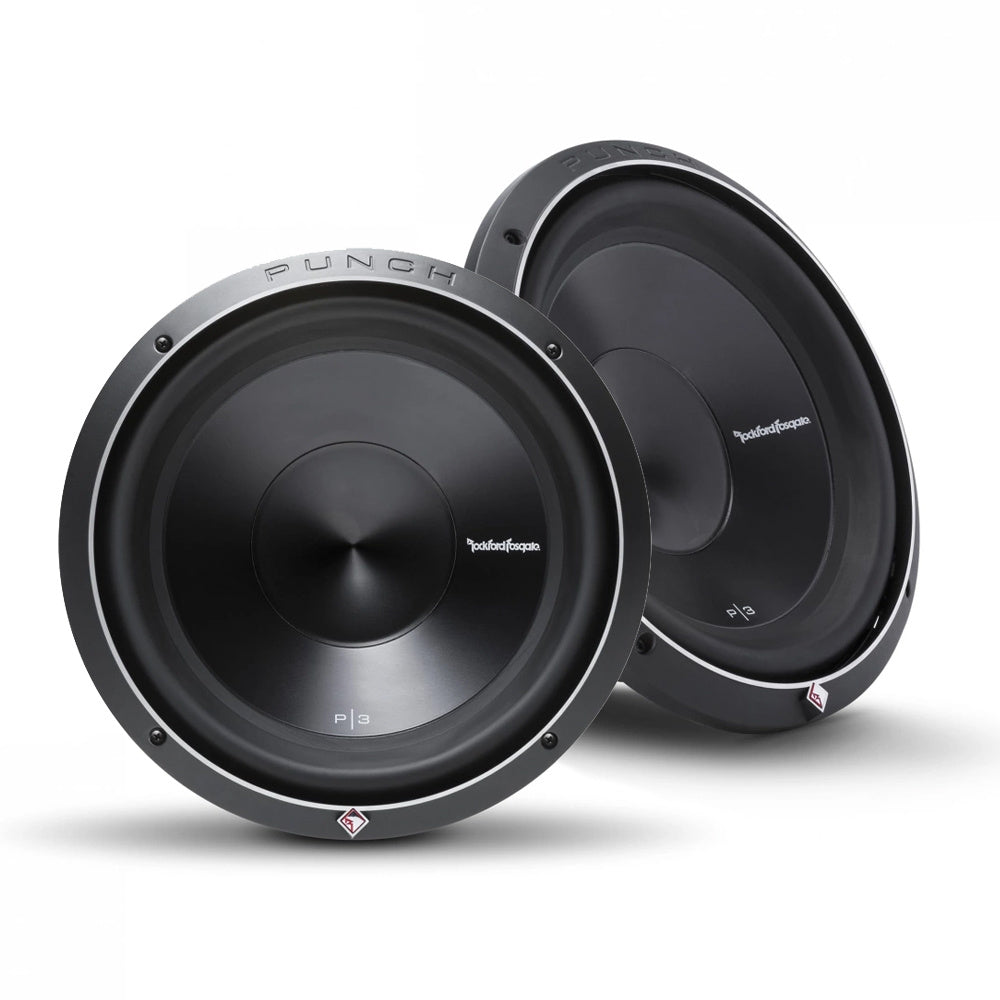 2-pack Rockford Fosgate Punch P3D2-12, 12 tums baselement