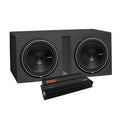 2-pack Rockford Fosgate P3D4-15 i låda med slutsteg, 2x15 baspaket