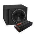Rockford Fosgate P3D4-15 i låda med slutsteg, baspaket