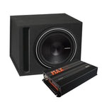 Rockford Fosgate P3D4-15 i låda med slutsteg, baspaket