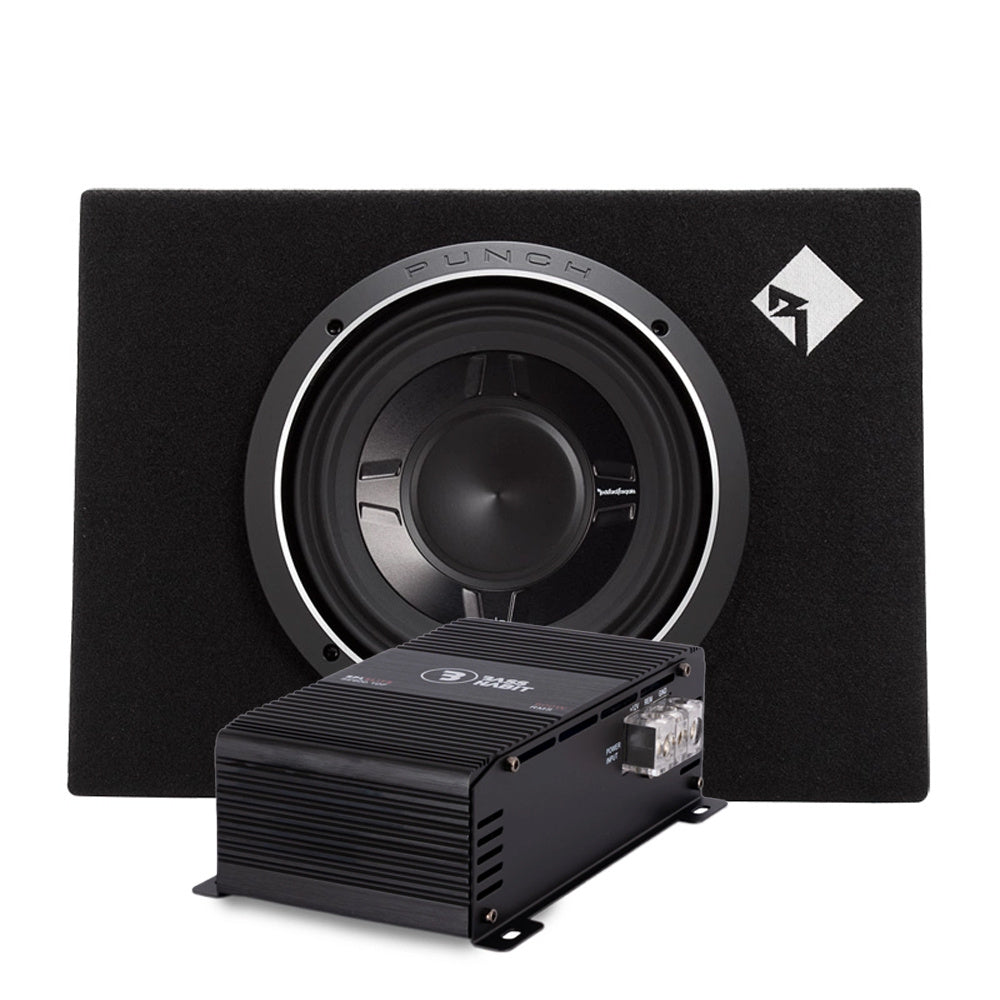 Rockford Fosgate P3S-1x10 med Bass Habit SPL ELITE 600.1DF, baspaket
