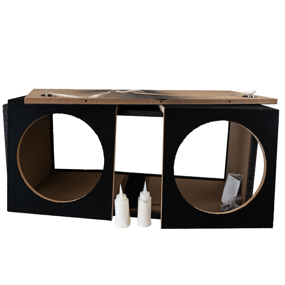 2-pack Bass Habit PL300 2x12 tums baslåda, i byggsats
