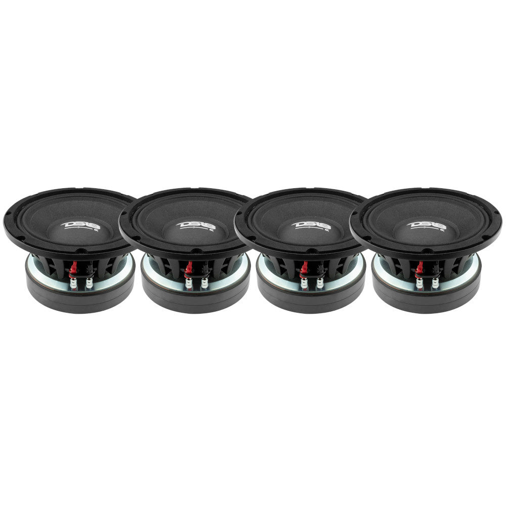 4-pack DS18 Pancadão PRO-1KP8.4, extrem 8 tums midbas
