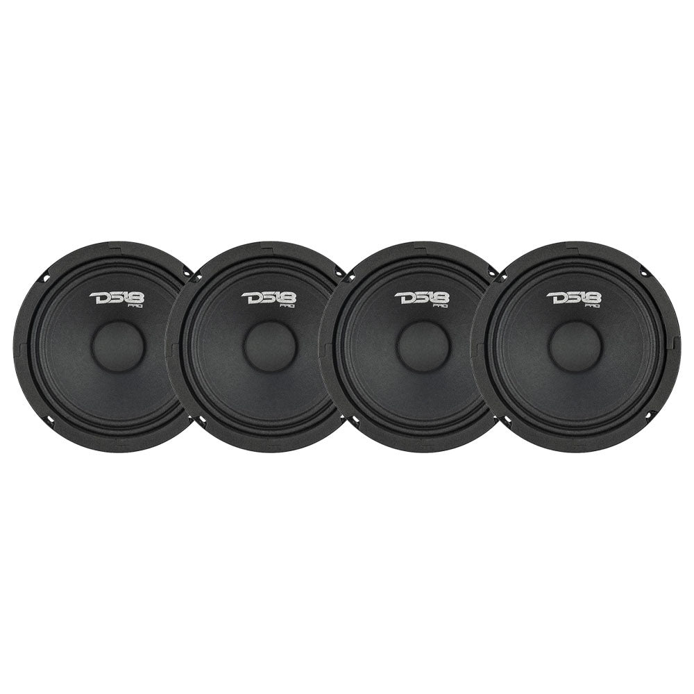 4-pack DS18 PRO-GM6.4, 6.5 tums midbas