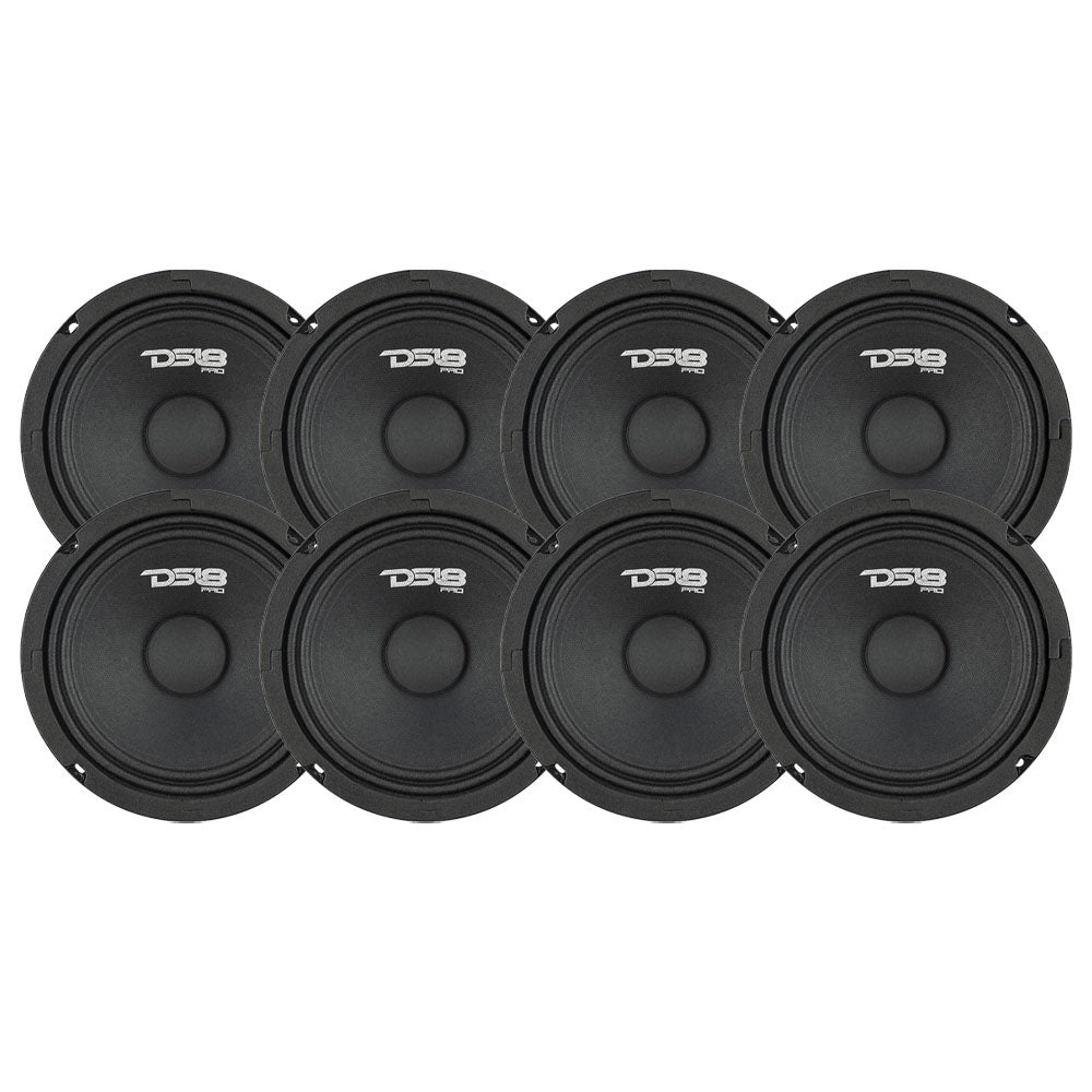 8-pack DS18 PRO-GM6.4, 6.5 tums midbas