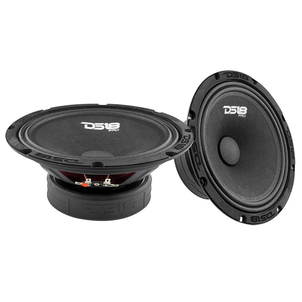 4st DS18 PRO-GM8.4 i raggarplanka med MAD PT2-254 horndiskanter