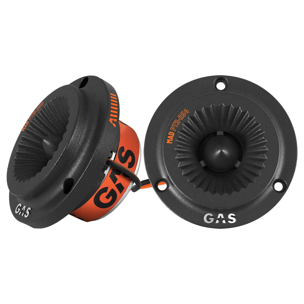 4st DS18 PRO-GM8.4 i raggarplanka med MAD PT2-254 horndiskanter
