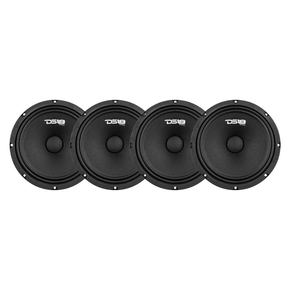 4-pack DS18 PRO-GM8.4, 8 tums midbas