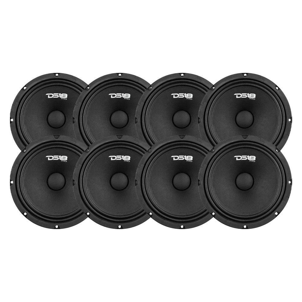 8-pack DS18 PRO-GM8.4, 8 tums midbas
