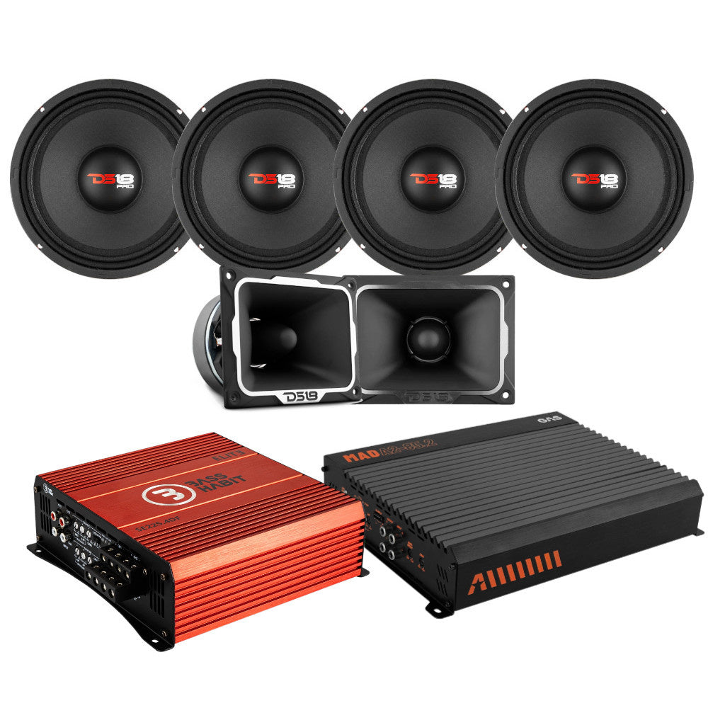 4-pack DS18 PRO-X10.4M och TWX5, SPL-paket med steg