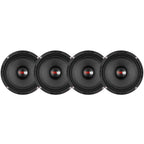 4-pack DS18 PRO-X6.4M, 6.5 tums midbas