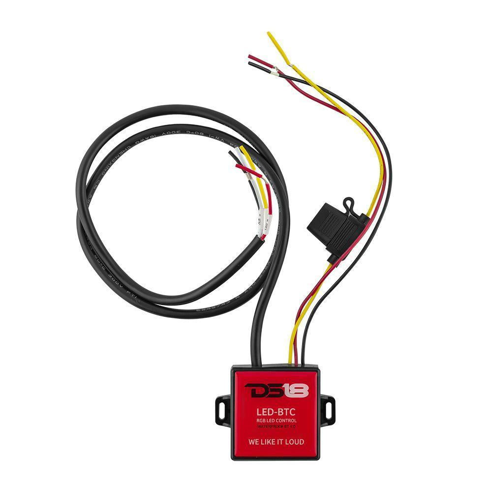 8-pack DS18 PRO-X8.4RGBCAP med PRO-TW5L, SPL-kit med RGB LED-belysning