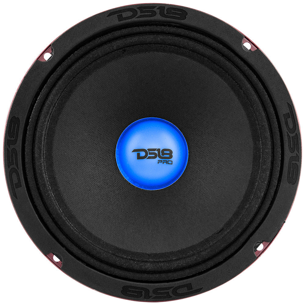 4-pack DS18 PRO-X8.4RGBCAP, 8 tums midbas med RGB LED-belysning