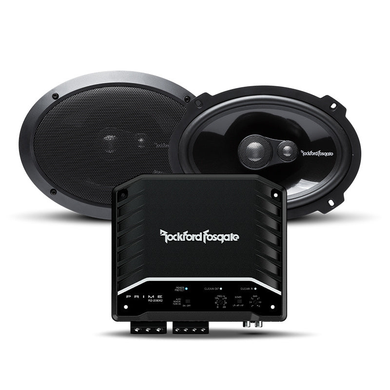 Rockford Power 6x9 tum & Rockford R2-200X2