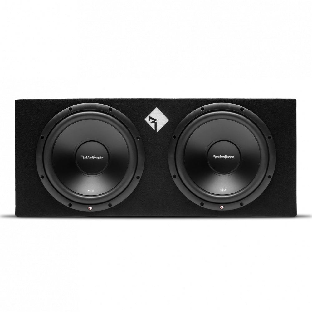 Rockford Fosgate R2-2X12 raggarpaket med Bass Habit SPL64