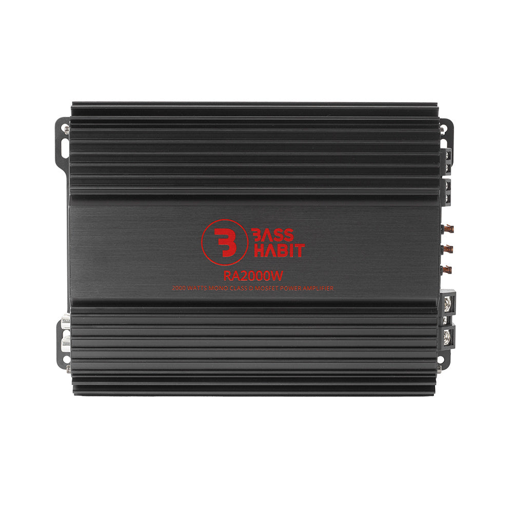Rockford Fosgate R2-2X12 och Bass Habit RA2000W, baspaket