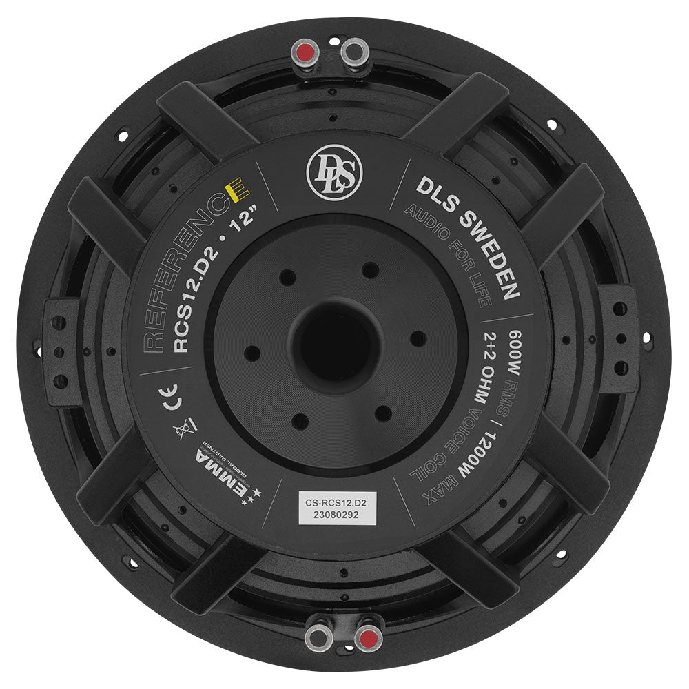 2-pack DLS Reference RCS12.D2, slimmad 12 tums bas