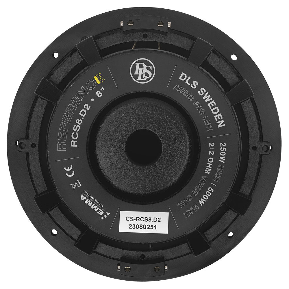 2-pack DLS Reference RCS8.D2, slimmad 8 tums bas