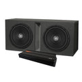 2-pack DLS RCW12.D2 i låda med GAS MAX A2-2500.1DL, baspaket