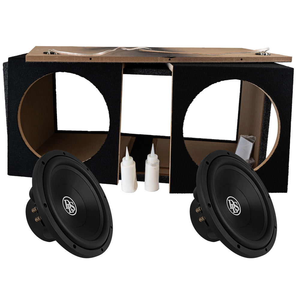 2-pack DLS Reference 2x12 tums baslåda med RCW12.D2, i byggsats