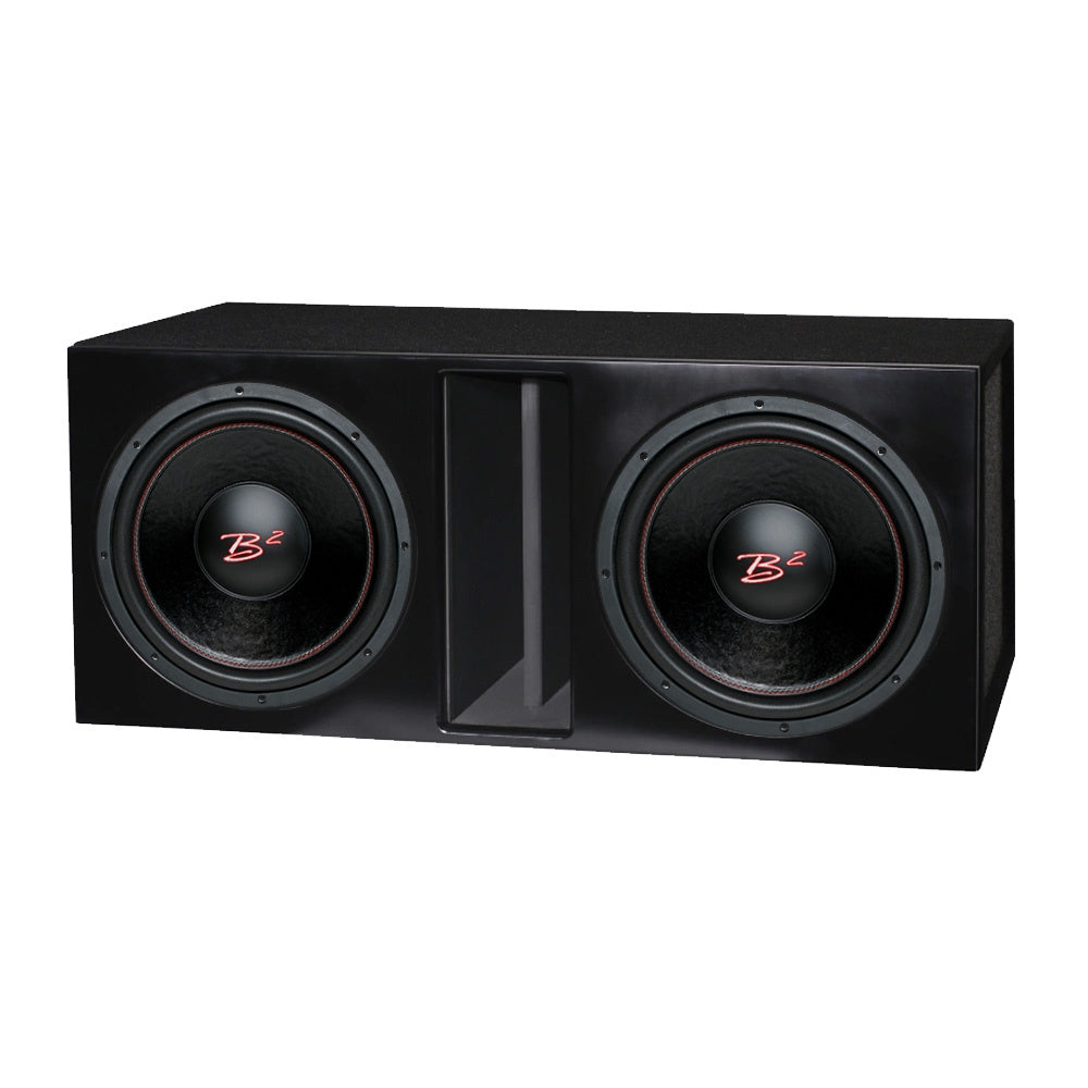 Portad 2x12 tum baslåda med 2st B2 RIOT 12 D2 V2