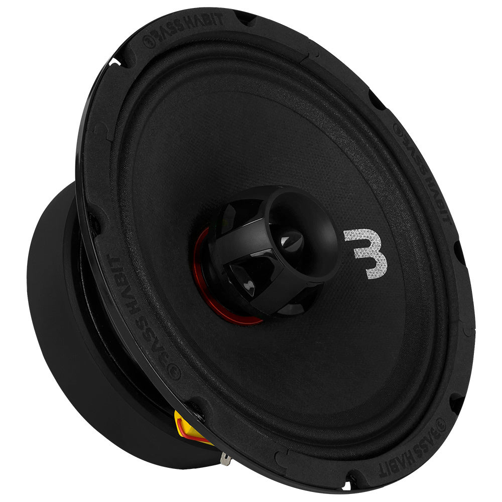 4-pack Bass Habit SPL Elite SE200CX, 8 tums koaxialhögtalare