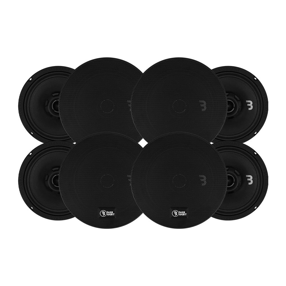 8-pack Bass Habit SPL Elite SE200CX, 8 tums koaxialhögtalare
