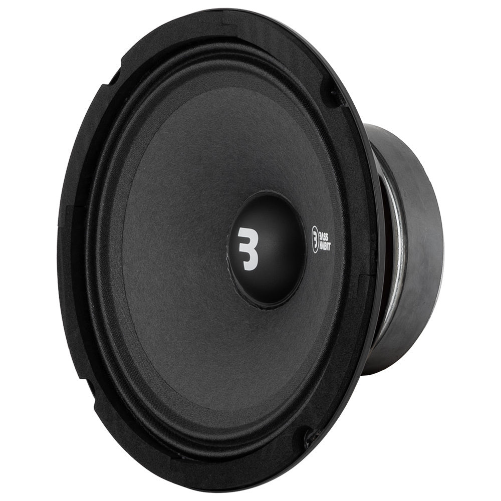 Bass Habit raggarpaket med 4-pack 6.5" midbasar, baslåda och Rebel-slutsteg