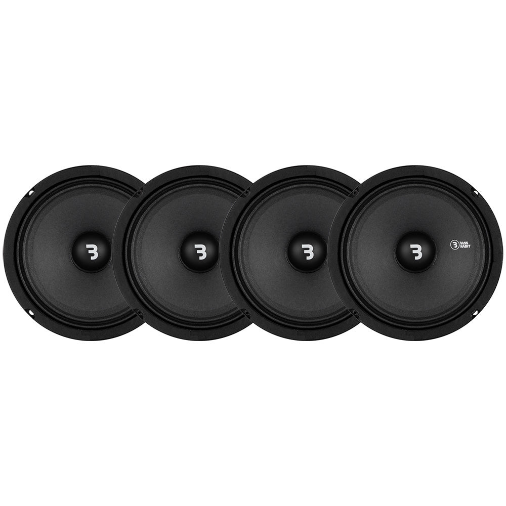 4-Pack Bass Habit SP165M 6.5tums midbas