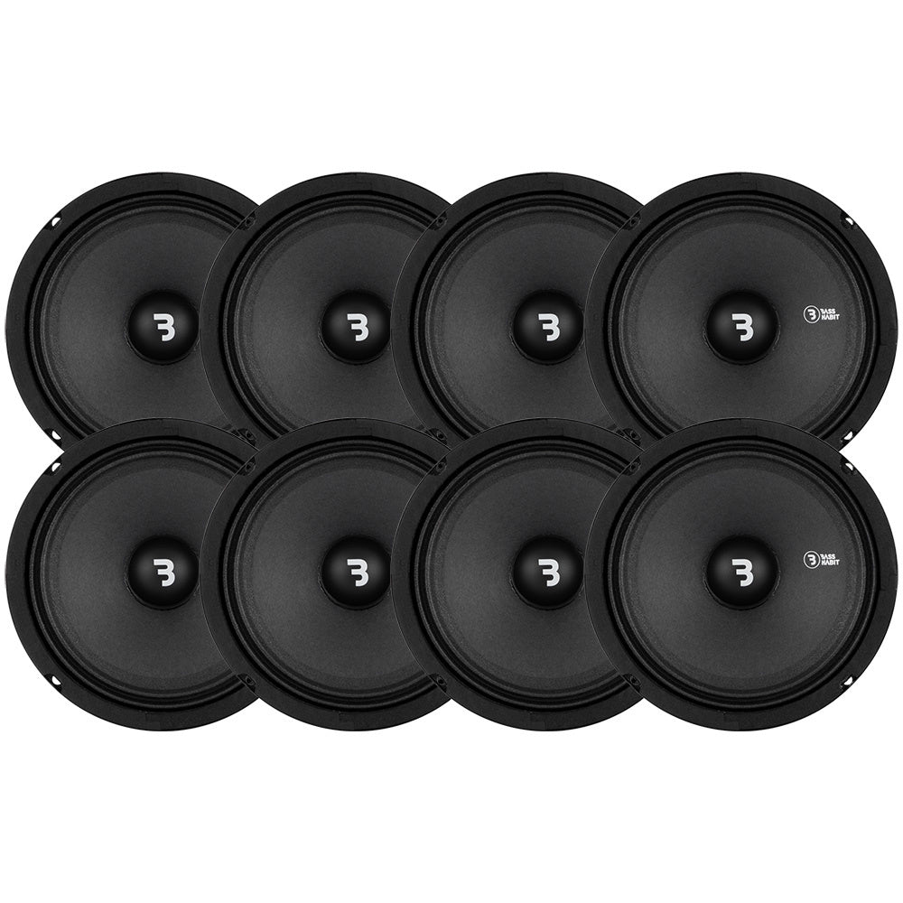 8-Pack Bass Habit SP165M 6.5tums midbas