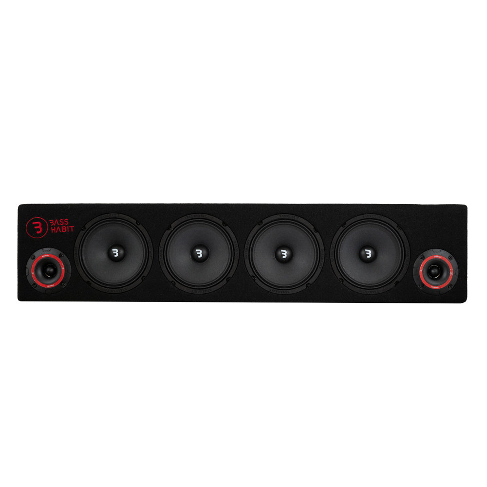 2-pack Bass Habit Play SPL64, raggarplanka med 6.5" midbasar