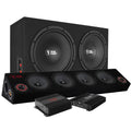 Bass Habit raggarpaket med 8" raggarplanka, baslåda med RA1200W