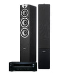 Onkyo TX-8220 & Dynavoice Magic F-7 svart, 2.0 stereopaket