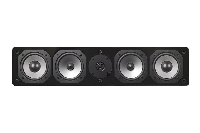 Onkyo TX-NR7100 med Dynavoice Challenger M-105 5.0 hemmabiopaket, svart