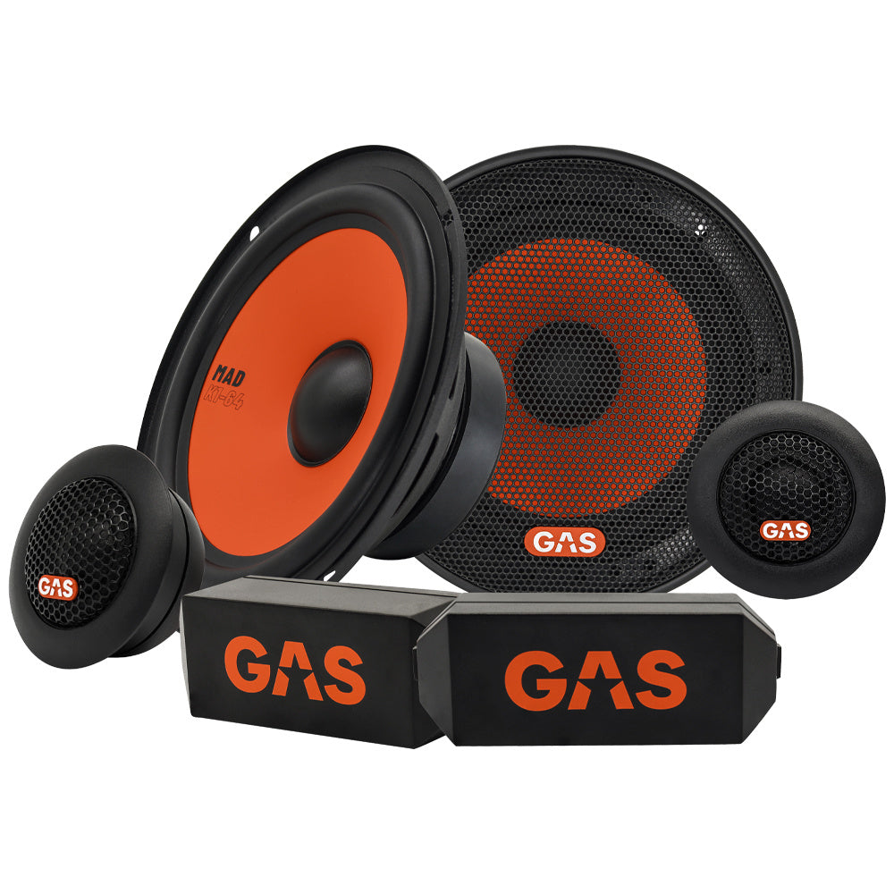 GAS 6.5" MAD K1 & X1-högtalarpaket, Volvo 2000-2007
